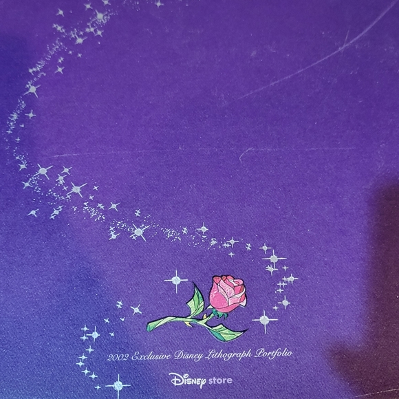 2002Disney Beauty and the Beast Special edition Lithograph Portfolio Cover Front - Picture 14 of 15